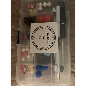 Rainbow‎ 80's Beadable Pen Kit DIY Projects Includes 3 Pens 3 Focals Refills 3